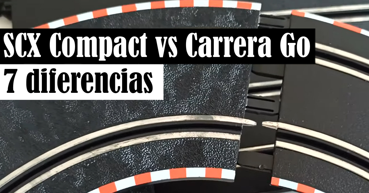 Diferencias entre Scalextric compact y Carrera Go