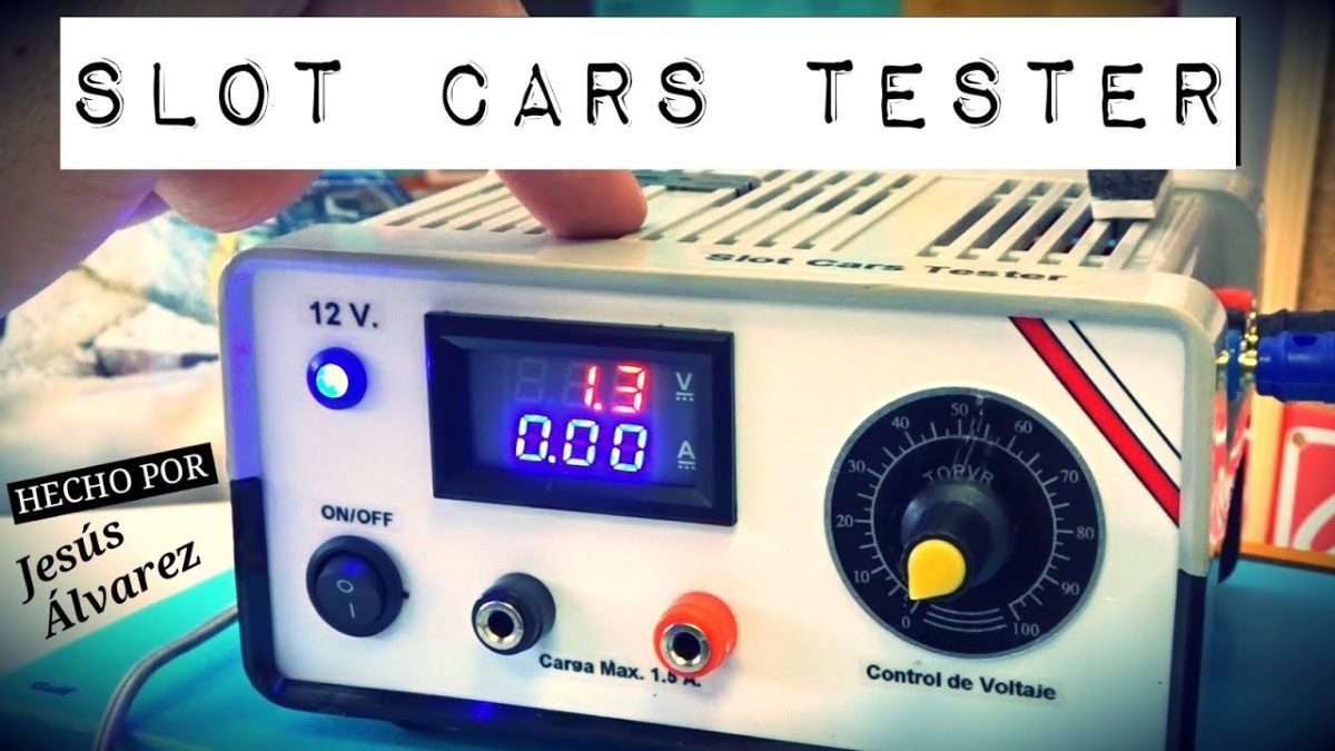 Slot Cars Tester: Rodador para coches de slot